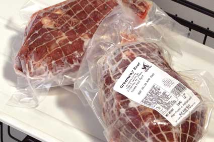 Rolled Rump Roast Beef